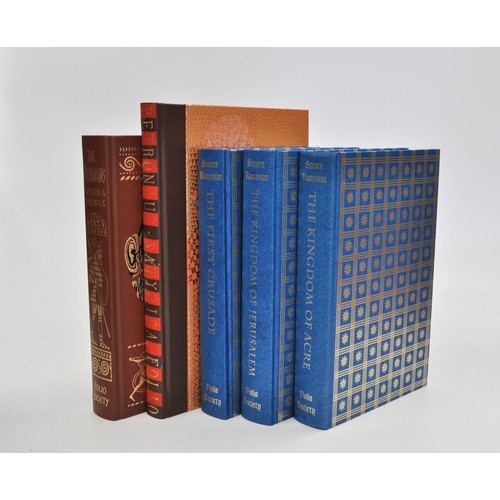 43 - The Folio Society 'Satyrica' by Petronius, 2003 hardback with slipcover /  'The Mycenaeans and the D... 