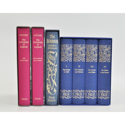 46 - The Folio Society Limited 4 volumes 'Great Stories of Crime and Detection' 2002 hardback with slipca... 