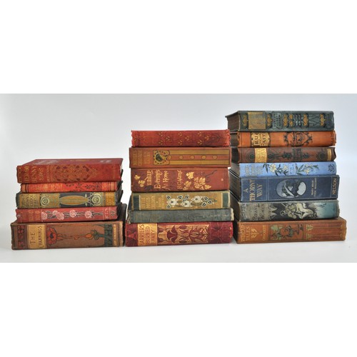 48 - Collection of Edwardian Adventure Books mainly awarded to schoolchildren for their achievements, x18... 