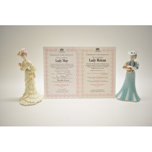 115 - A large group of limited edition Coalport miniature figurines from the My Fair Ladies collection x18... 