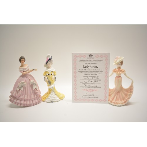 115 - A large group of limited edition Coalport miniature figurines from the My Fair Ladies collection x18... 