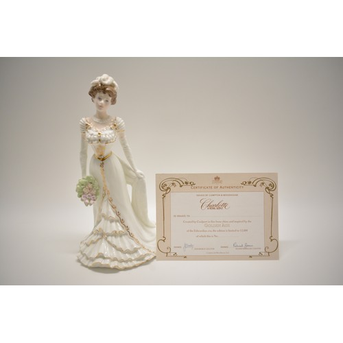 118 - x5 Coalport Limited Edition figurines from the Golden Age collection.   Beatrice at the Garden Party... 