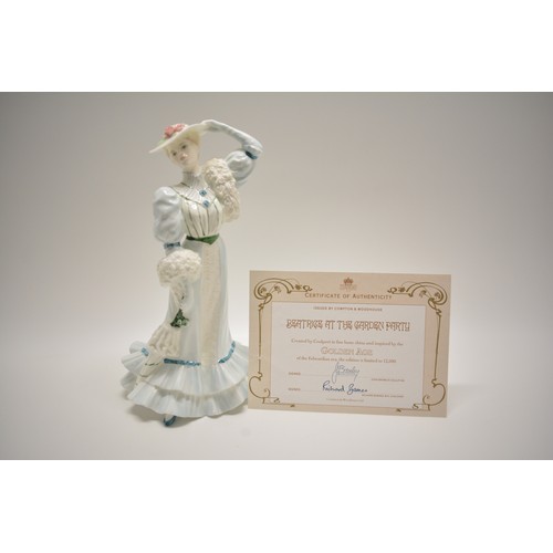 118 - x5 Coalport Limited Edition figurines from the Golden Age collection.   Beatrice at the Garden Party... 