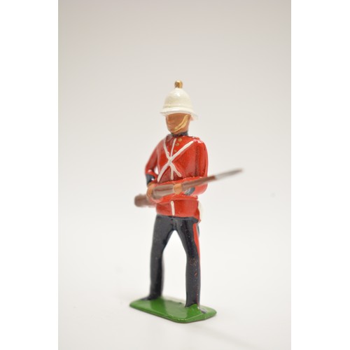 164 - Britains die cast soldiers, poss. Royal Canadian. H5.5cm. x8 figures.