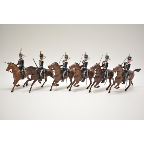 182 - Britains die cast set of cavalry soldiers, x6.