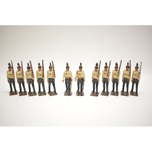 186 - x12 die cast infantry soldier figures