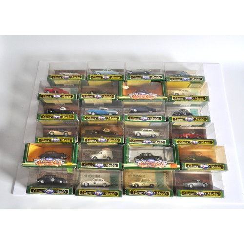 198 - Boxed Corgi Classic Car Models, to include Jaguar MK II, Ford Cortina, Porche 356B, Morris Minor, et... 