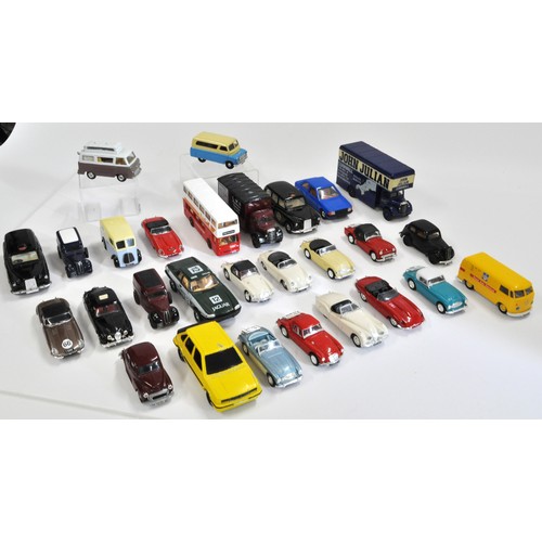 203 - Corgi die-cast vehicles to include Buses, classic cars, vans and taxis, Corgitronics Maestro, etc. x... 