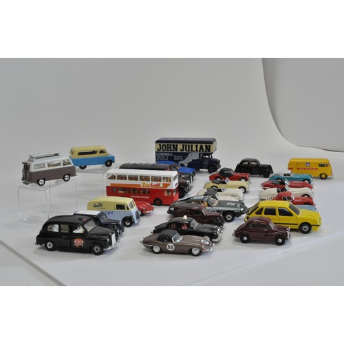 203 - Corgi die-cast vehicles to include Buses, classic cars, vans and taxis, Corgitronics Maestro, etc. x... 