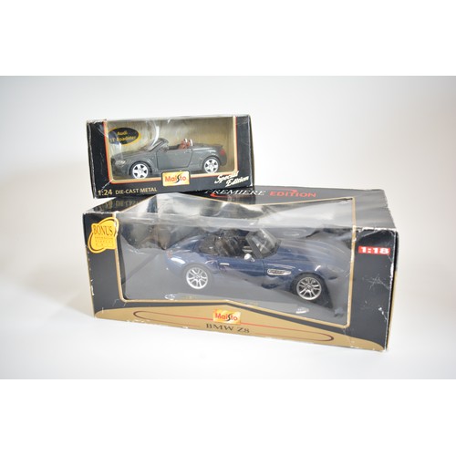 210 - Maisto 1:18 scale VW New Beetle, BMW Z8, Special edition 1:24 scale Audi TT Roadster, together with ... 