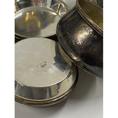 248 - A mixed group of  silver and silverplate items to include Walker & Hall table top lighter, Mappin & ... 