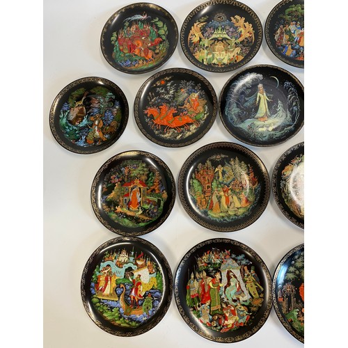 127 - Limited Edition Russian Legends porcelain plates, first edition ever created in Russia inspired by t... 