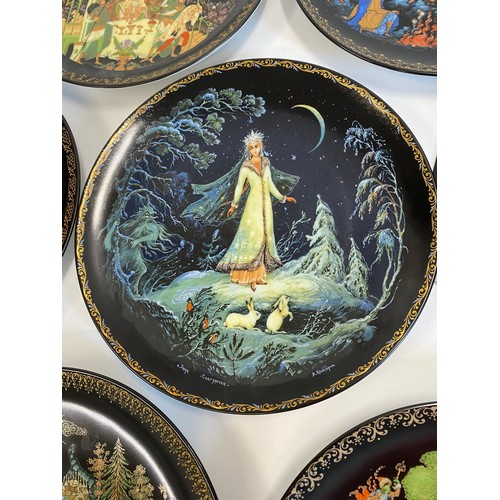 127 - Limited Edition Russian Legends porcelain plates, first edition ever created in Russia inspired by t... 