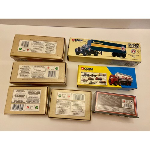 230 - A group of boxed Corgi Classics and other Corgi Models to include Tankers, Trams, lorries and bus. x... 