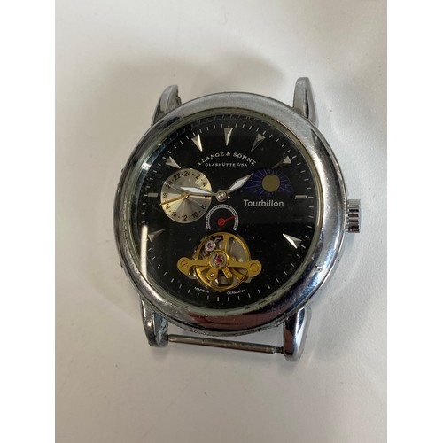 297A - Mixed watch related items for spares and repairs – dials marked  A Lange & Sohne, Titoni Air Master ... 