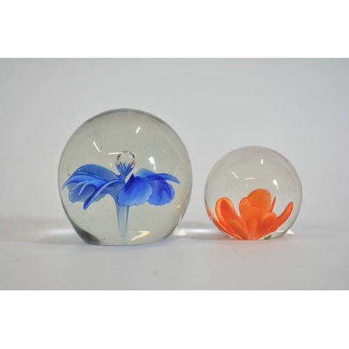 2 - A large quantity of mixed paperweights, various designs, shapes and colours.