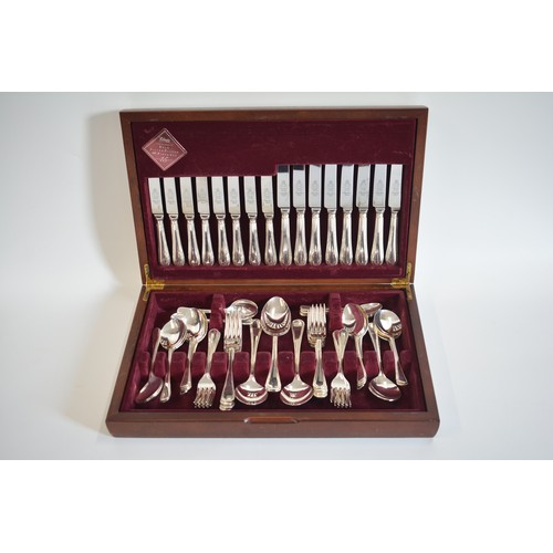 70 - 60 piece Sheffield Cutlery canteen with beaded design.