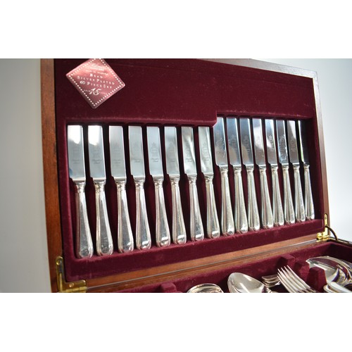 70 - 60 piece Sheffield Cutlery canteen with beaded design.