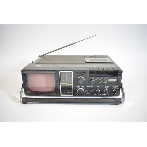 96 - Prinz TCR 50 radio/tv/cassette player, with power cable. Power cable Pat Tested.