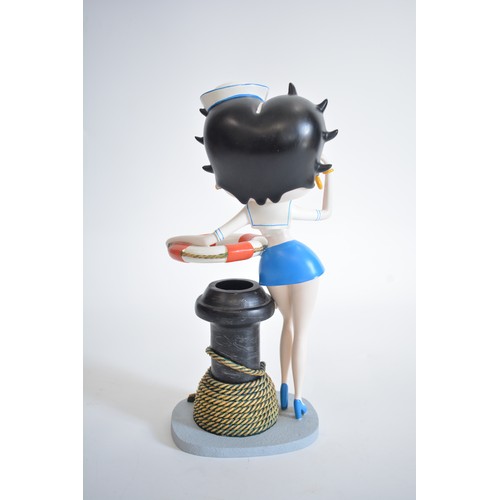 97 - Betty Boop figurine in Sailor attire, approx H32cm