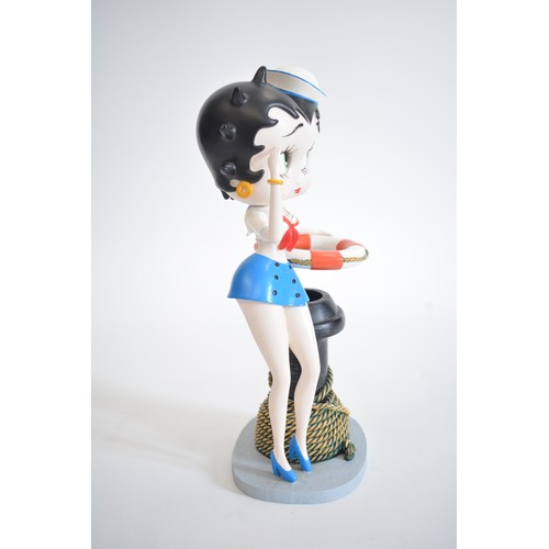 97 - Betty Boop figurine in Sailor attire, approx H32cm