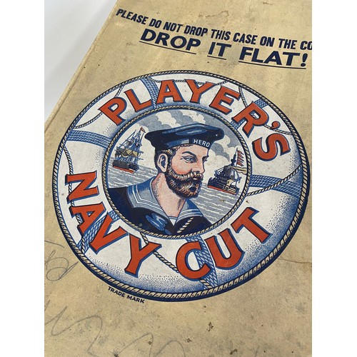 99 - Players Navy Cut advertisment packing box, approx size 23