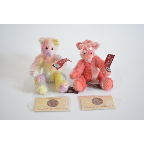 105 - A large quantity of teddy bears to include  'Russ' Margaux mohair bear and Lou Lou Bear with certifi... 