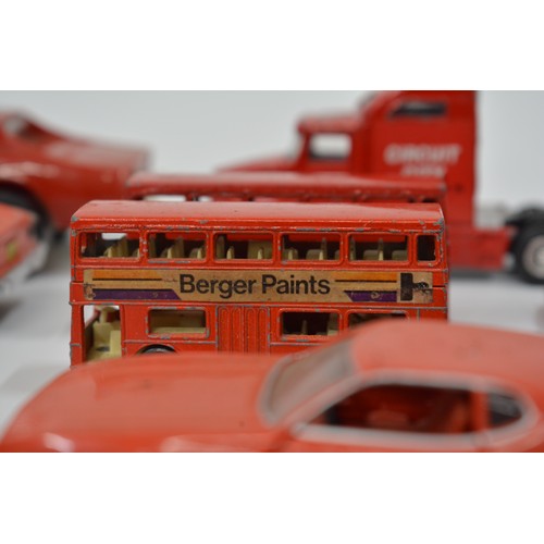 120 - Variety of mixed model diecast vehicles in  to include Dinky Toy Austin Mini Moke.