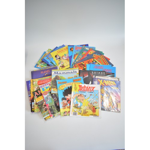 125 - Panini and Merlin sticker albums (no stickers)