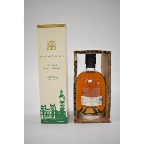 139 - One Boxed House of Commons Blended whisky Bottled by Gordon&MacPhail, 70cl, 40%, 1990s. One Boxed 70... 