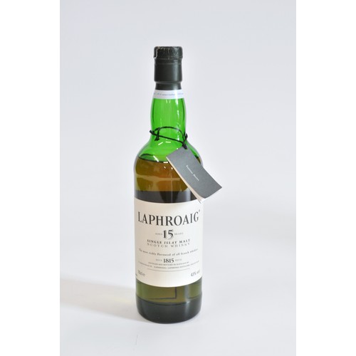 144 - One Bottle of Laphroaig Aged 15 Years, 70cl, 43%. Early 1990s.