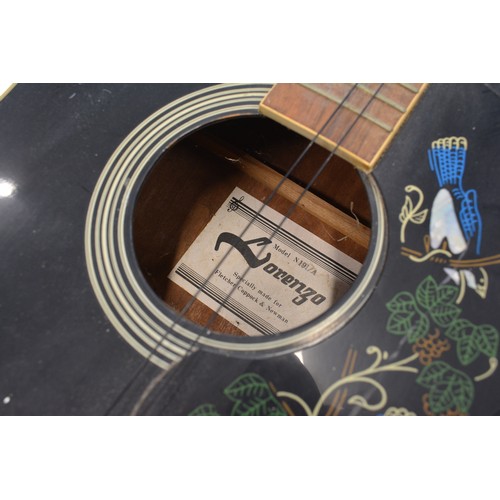 157 - 3 Acoustic Guitars
Hohner model: LW 600N
Lorenzo model:  N191/A with mother of Pearl inlay birds
Her... 