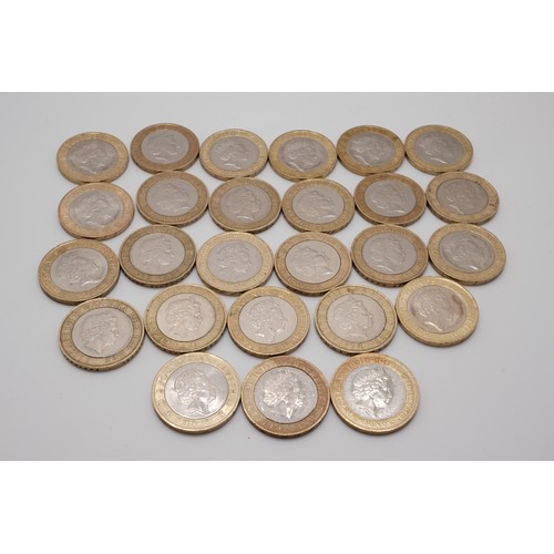 170 - A quantity of £2 coins to include Magna Carta, William Shakespeare, Robert Burns, Macbeth Rose etc. ... 