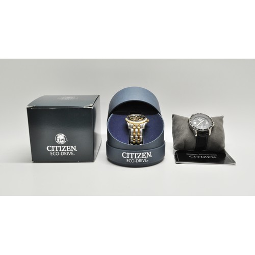 178 - Citizen Eco Drive with perpetual calendar dial. with leaflets and box.