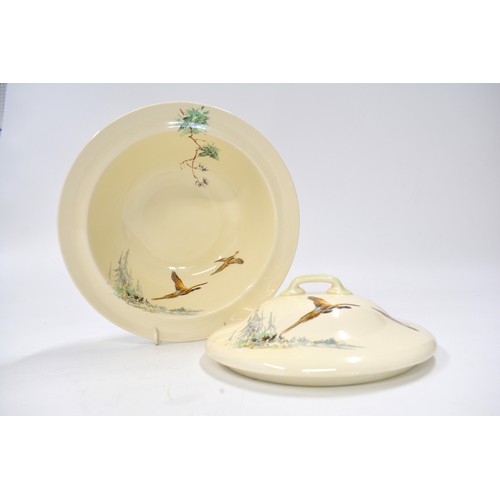 55 - Royal Doulton 'The Coppice' Dinnerware items consisting plates, pair of lidded bowls, platter, gravy... 