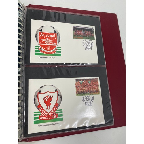 72 - Albums & stamps consisting of a large quantity of football World Cup First Day covers, plus English ... 