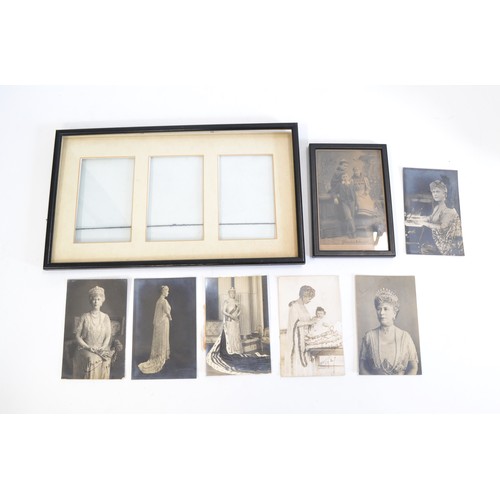 165 - Original black and white photographs of Royal interest, including some signed by Queen Mary dated 19... 