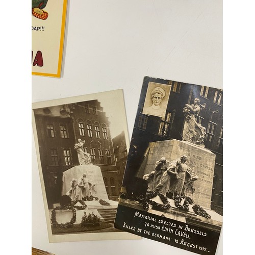 197 - A quantity of retro postcards of various themes  including humorous, naughty holiday cards, pictures... 