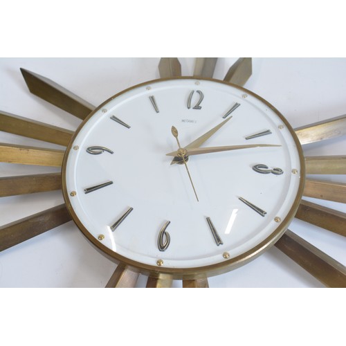 226 - Metamec Retro Starburst Wall Clock