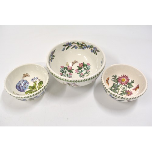 234 - LARGE QUANTITY OF PORTMERION INCLUDING PLATES, BOWLS, BUTTER DISH , TEAPOTS , SOAP DISH , CLOCK, MEA... 