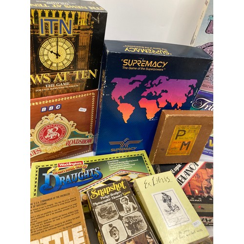 241 - x17 Retro board games including Poleconomy, Have I Got News for You, Antiques Road Show, Masterpiece... 