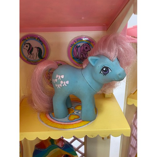 246 - 1980's My Little Pony Lullaby Nursery by Hasbro with accessories, including a swing set nursery item... 