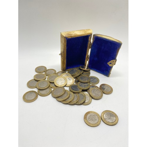 81 - A quantity of £2 coins various themes and dates to include anniversary of the Golden Guinea 2013 and... 