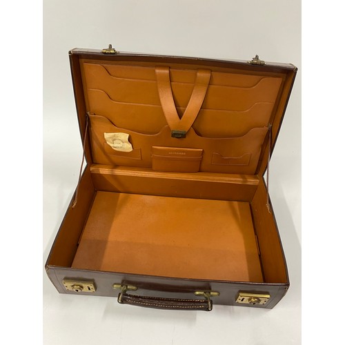 148 - Travelling stationery case with key, complete with blotter pad, address book etc. G.E.H to outside l... 