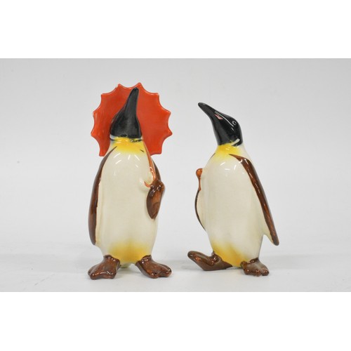 19 - Beswick Penguins , from 1950's, height approx. height 11 cms