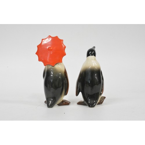 19 - Beswick Penguins , from 1950's, height approx. height 11 cms