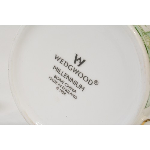 22 - Millennium items to include Wedgwood 'A Celebration of the Millennium' pair of cups and saucers , bo... 