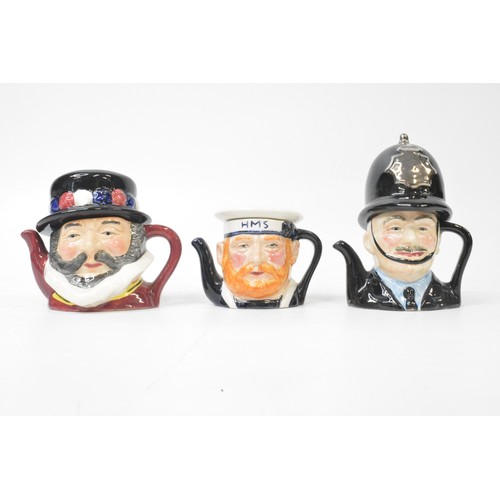 30 - A group of Toby jugs to include Doulton 'The Sleuth', 'Robin Hood' , Winston Churchill, Long John Si... 