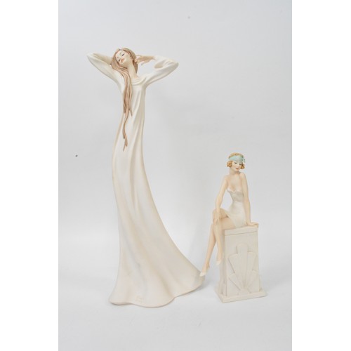 49 - Two Giuseppe Armani figurines, Aurora model no. 1813F and The Rose no.1906F, boxed.