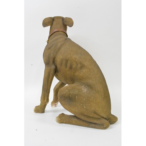 51 - Whippet figure by Leonardo 2002, approx size  H42 cms